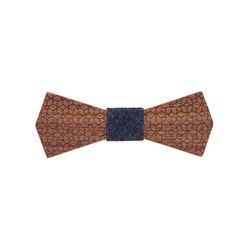 Mr. Célestin Wood bow tie - brown/blue (WALNUT)