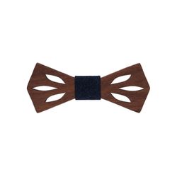 Mr. Célestin Bow tie - Osaka - brown/blue (WALNUT)