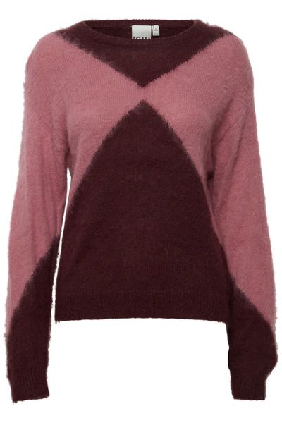 ICHI Sweater - Ihblossie   - red (191627)