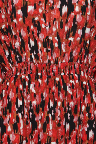 ICHI Dress - Ihullamay - red (202679)