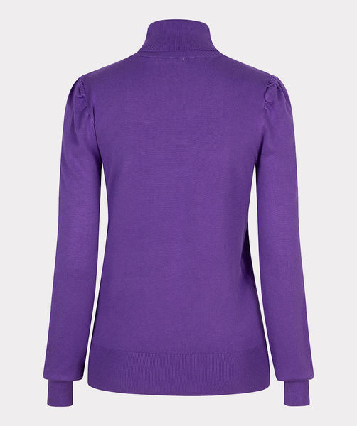 Esqualo Pullover mit Schulterdetail - lila (Deep Lavender)