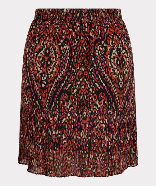 Esqualo Mini skirt - orange/brown (PRINT)