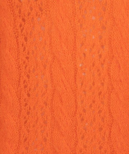 Esqualo Jumper with cable knit - orange (Orange)