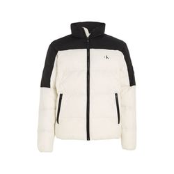 Calvin Klein Colour Block Puffer Jacket - white (YBI)