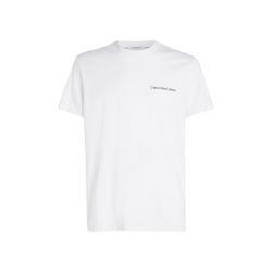 Calvin Klein Jeans T-shirt avec logo tape - blanc (YAF)