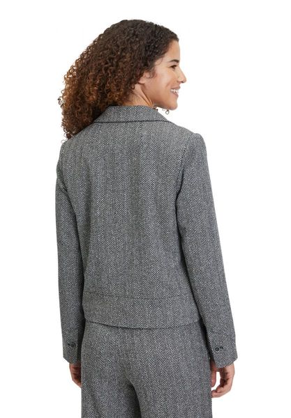 Betty & Co Blazer jacket - black/gray (9812)