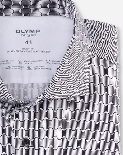 Olymp Business Shirt : Body Fit - black (68)