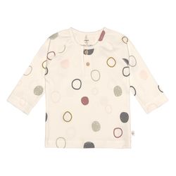 Lässig T-shirt with dot pattern - beige (Ecru)