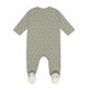 Lässig Baby Schlafanzug mit Füßen - grün (Olive)