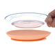 Lässig Children's tableware set (plate - bowl - cup) - orange (Apricot)