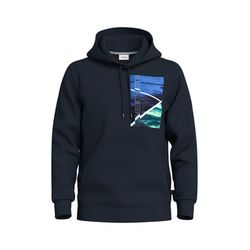 s.Oliver Red Label Hoodie with label print  - blue (59D3)