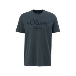 s.Oliver Red Label T-shirt avec label imprimé - gris (95D2)