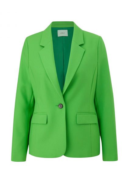 s.Oliver Black Label Viscose blend blazer  - green (7591)