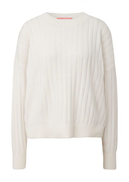 Q/S designed by Knitted pullover - white (0200)