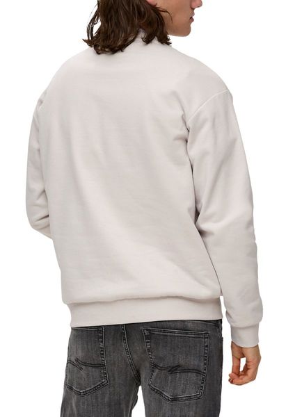 Q/S designed by Sweat-shirt en coton mélangé  - gris (90L0)