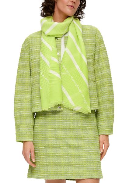 s.Oliver Red Label Scarf with pleats - green (74H0)