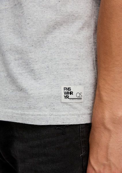 Q/S designed by T-Shirt aus Baumwolle - weiß (01W0)