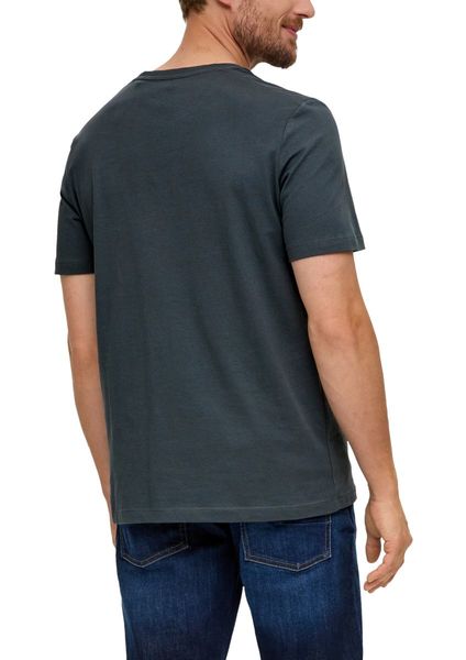 s.Oliver Red Label T-shirt with label print - gray (95D2)