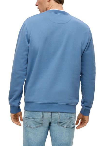 s.Oliver Red Label Sweatshirt with logo print - blue (5402)