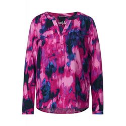 Street One Viscose print blouse - pink (35463)