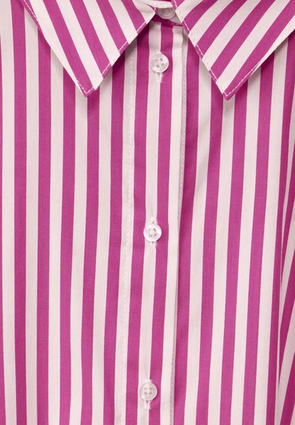 Street One Streifen Hemdbluse - pink/weiß (25463)