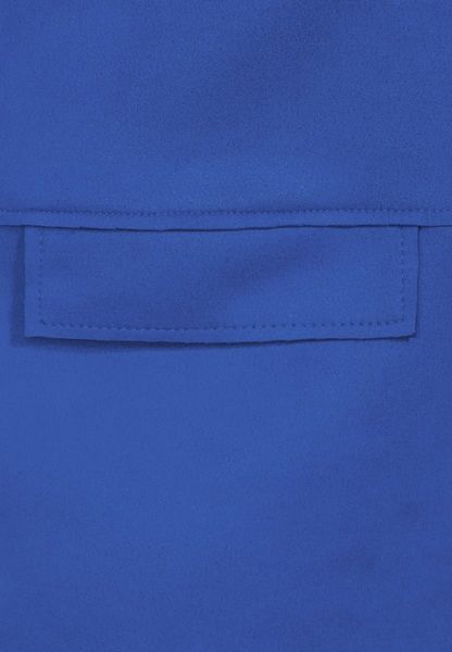 Street One Faux leather jacket - blue (15377)
