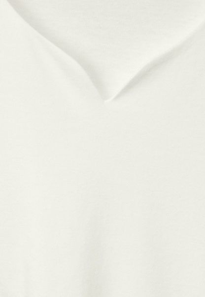 Street One Shirt mit Herzausschnitt - weiß (10108)