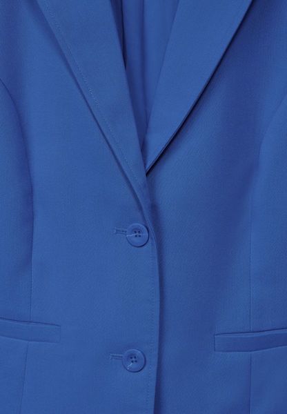 Street One Twill blazer - blue (15377)