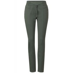 Cecil Casual fit jogging trousers - green (15612)