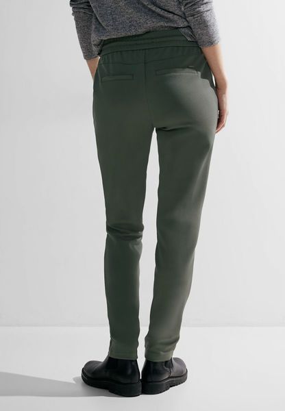 Cecil Casual fit jogging trousers - green (15612)