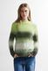 Cecil Striped Feather Sweater - green (35612)