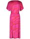 Taifun  Satin dress with a tie-around belt - pink (03352)