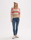 Opus Knitted jumper with mohair - Pradient - pink/brown (40021)