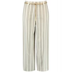 Gerry Weber Collection Pants with stripes - beige (09077)
