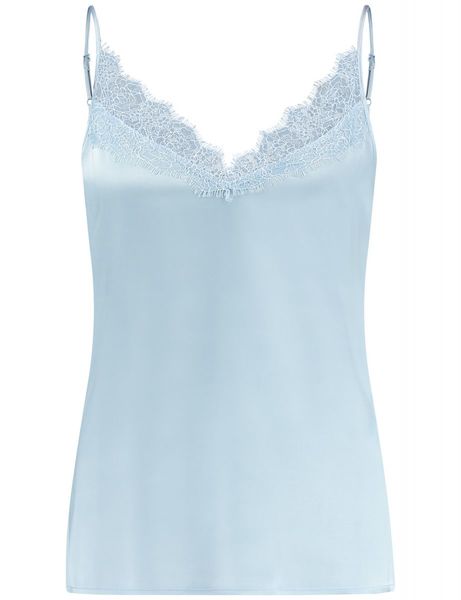 Gerry Weber Collection Top with lace - blue (80935)