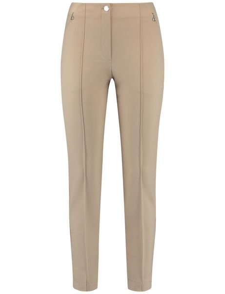 Gerry Weber Edition Stretch pants - beige/white (90548)