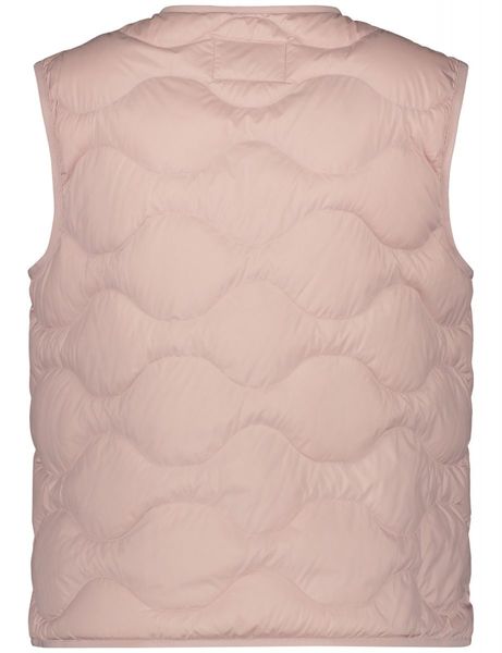 Gerry Weber Edition Body warmer with a quilted wave pattern  - pink (30288)