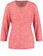 Gerry Weber Edition 3/4-sleeve top made of burnout fabric  - red (06099)