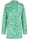 Gerry Weber Edition Patterned linen blouse with arm straps - white/green (05058)