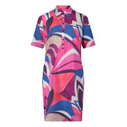 Betty Barclay Shirt blouse dress - pink/blue (4881)