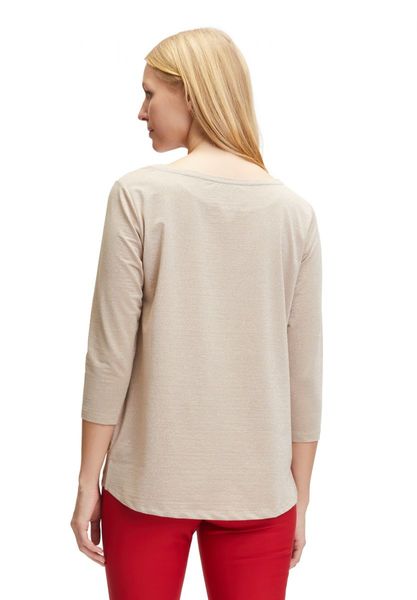 Betty Barclay T-shirt façon blouse - beige (7944)
