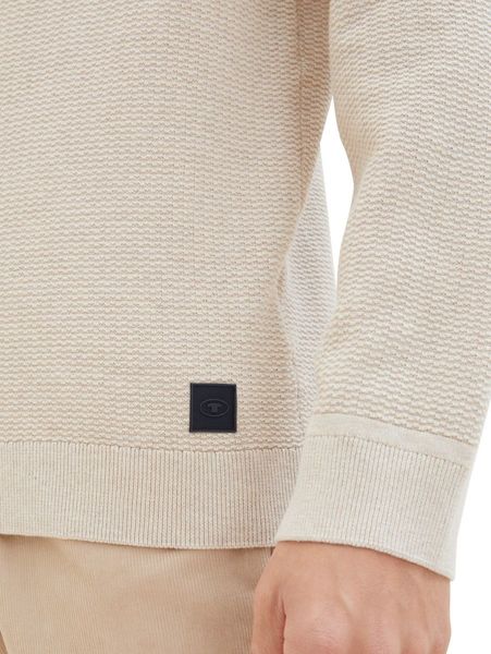 Tom Tailor Structured knit jumper - brown (34759)