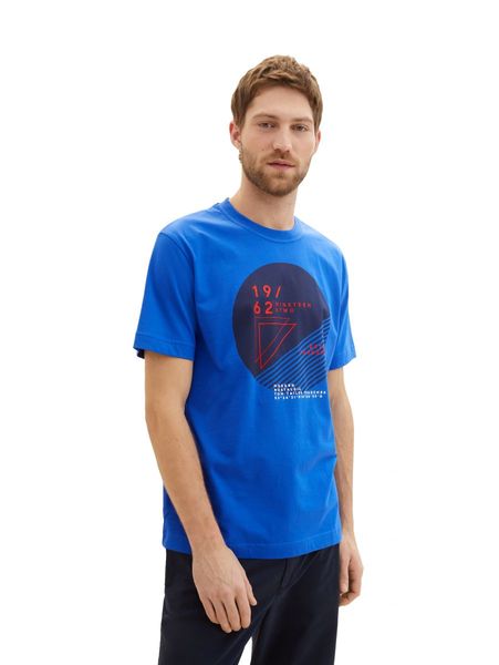Tom Tailor Printed T-shirt - blue (12393)