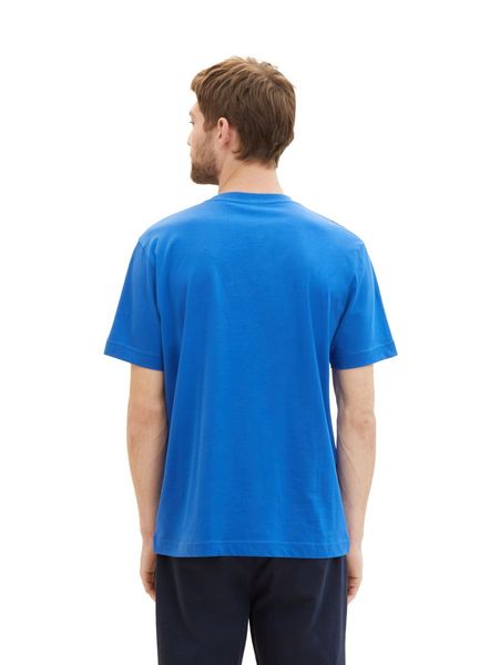 Tom Tailor Bedrucktes T-Shirt - blau (12393)