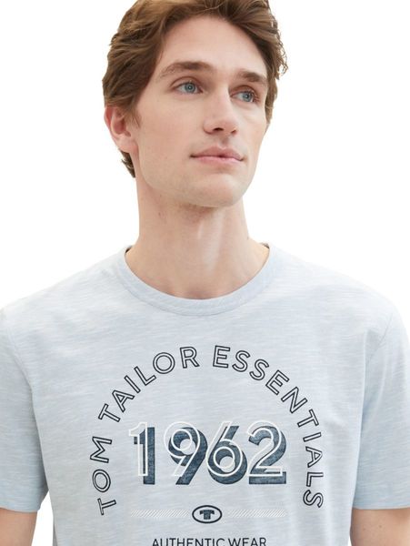 Tom Tailor T-shirt with logo print - blue (34964)