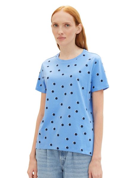Tom Tailor Denim T-Shirt mit Bio-Baumwolle - blau (34597)