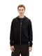 Tom Tailor Denim Sweat jacket with hood - black (29999)