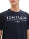 Tom Tailor T-shirt with printed logo - blue (10668)