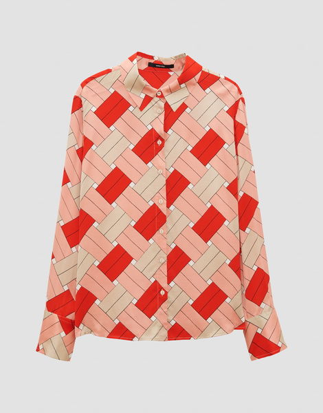someday Printed blouse - Zologna - red/pink (40020)