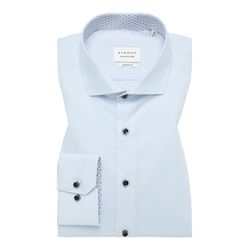 Eterna Modern fit: Shirt - blue (11)